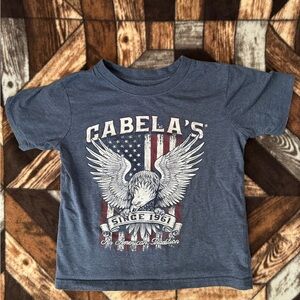 Cabela's Navy Short-Sleeve Eagle Flag Tee
